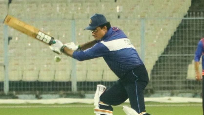 Watch! Sourav Ganguly turns back clock with majestic shots at Eden Gardens