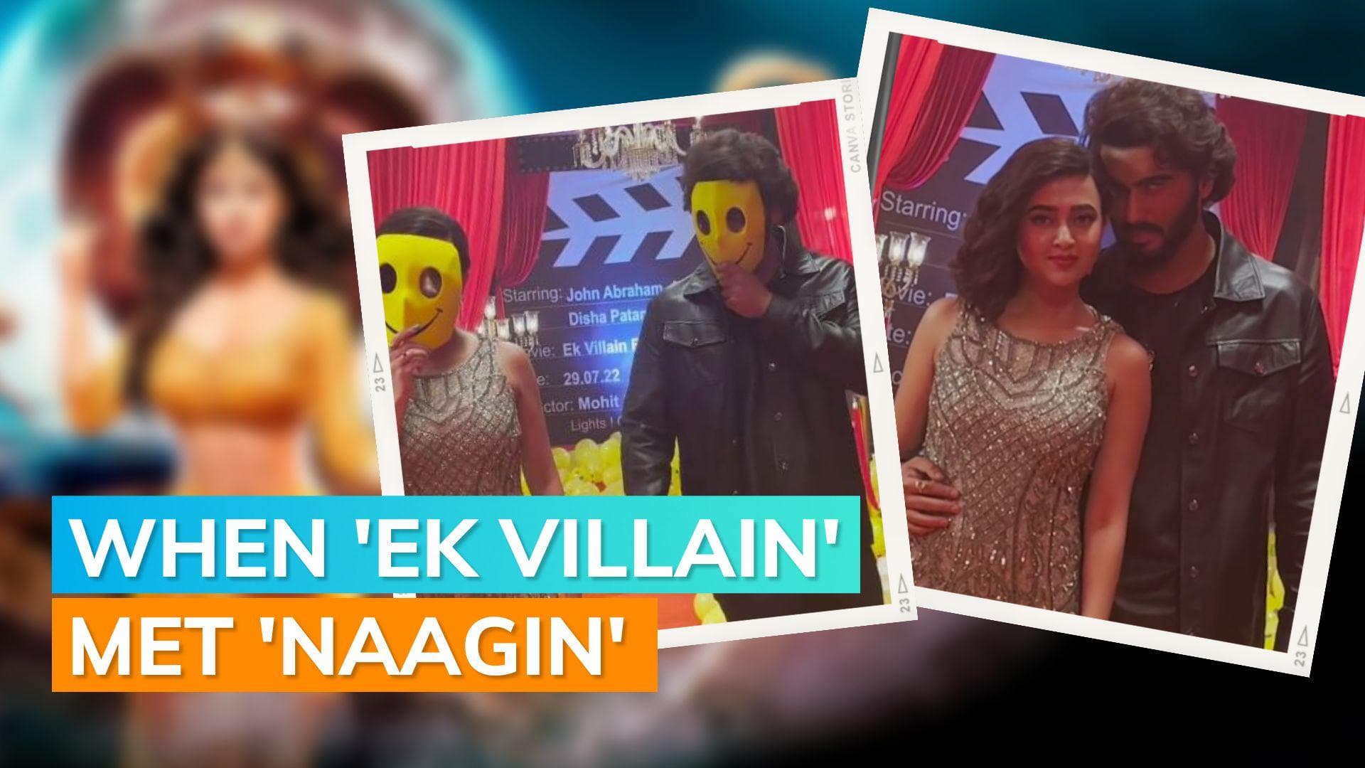 Arjun Kapoor shoots for cameo in Tejasswi Prakash starrer 'Naagin 6', promotes film 'Ek Villain Returns'