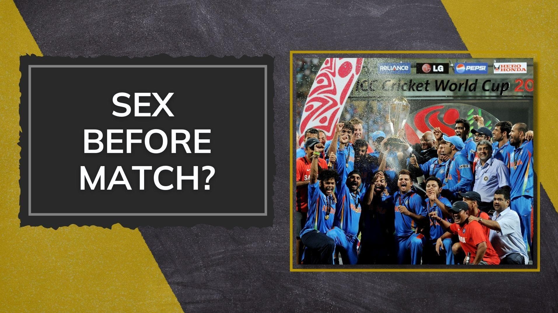 This coach asked 2011 World Cup winners to have SEX before matches