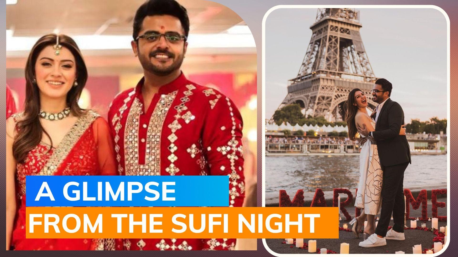 Hansika Motwani's dance with husband-to-be Sohael Kathuria is winning the hearts. Watch