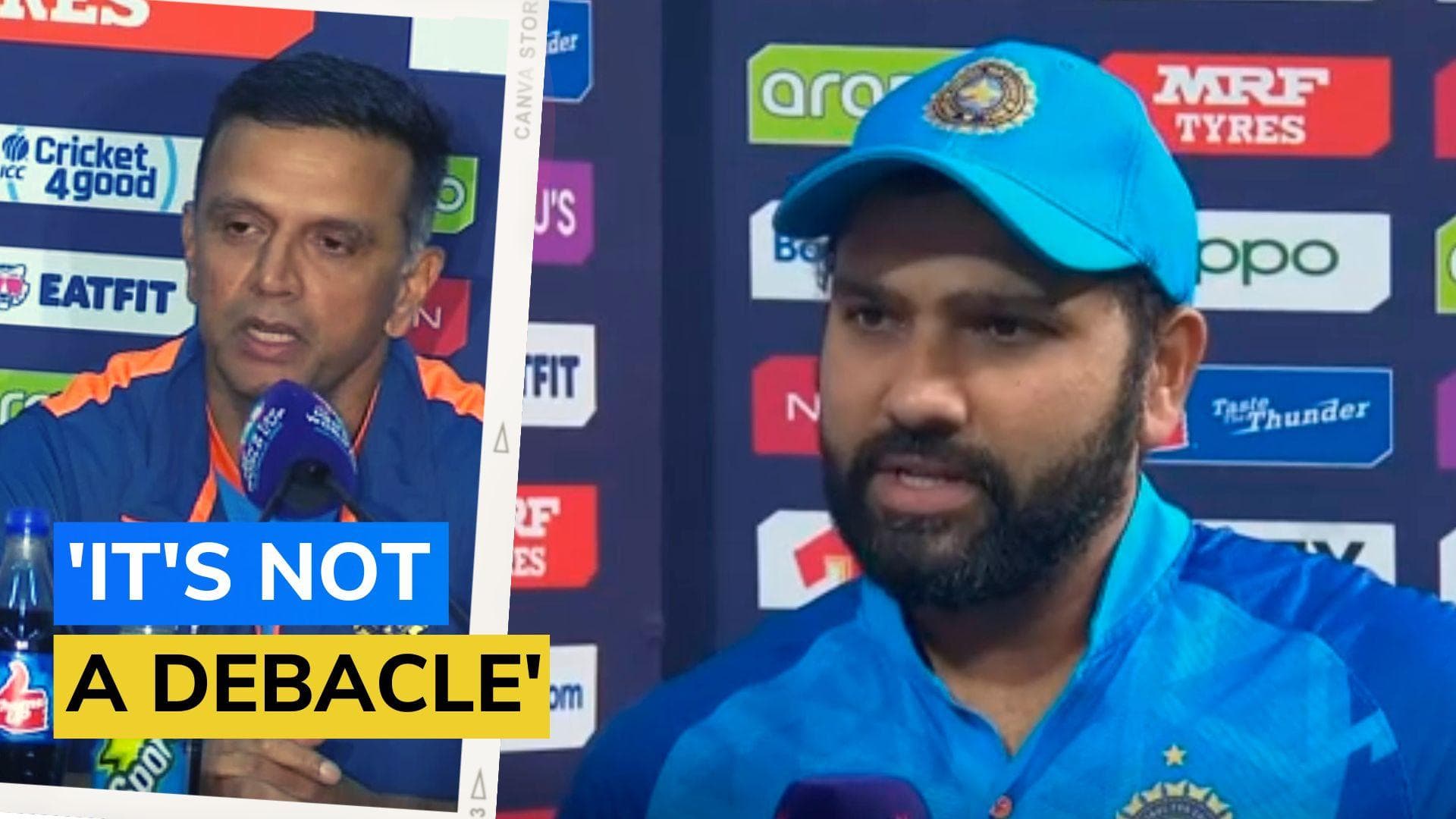 IND vs ENG semifinal: 'We didn't turn up today' - Rohit Sharma after 10-wicket drubbing from England