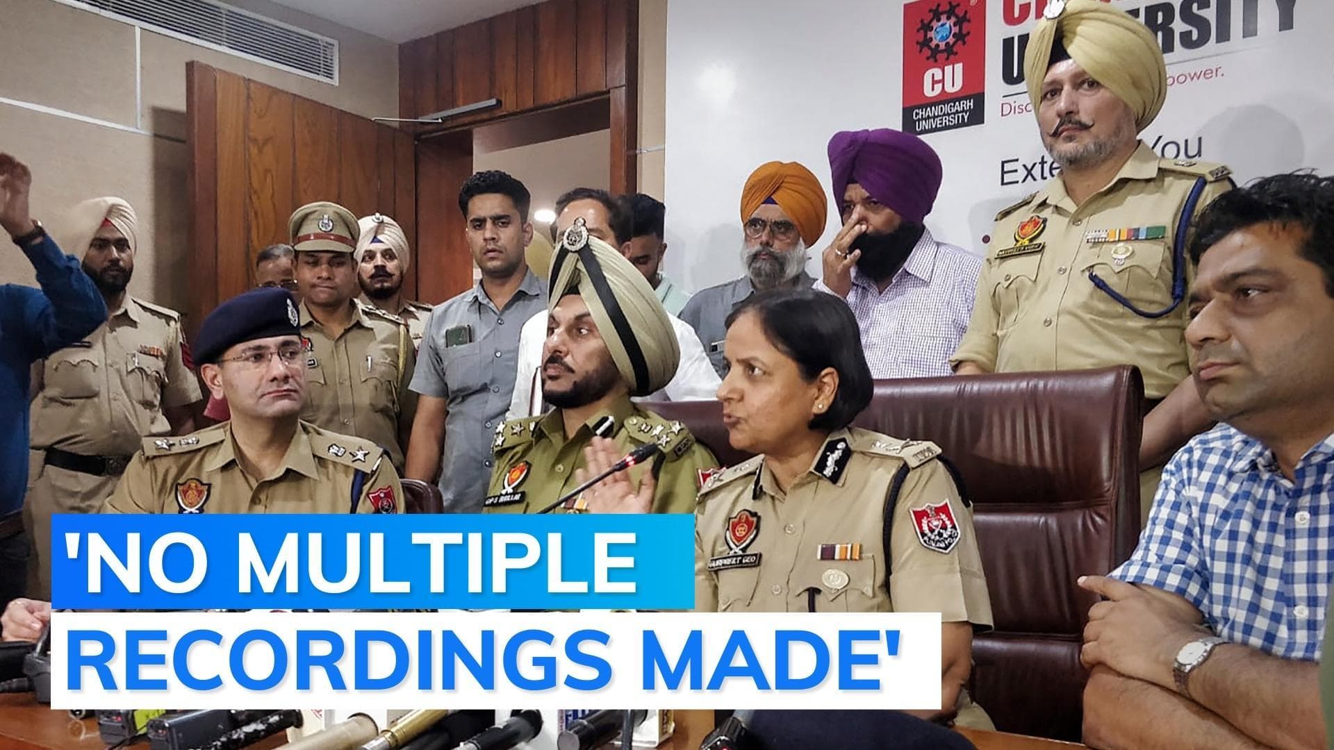 Chandigarh University scandal : police says accused leaked her own video