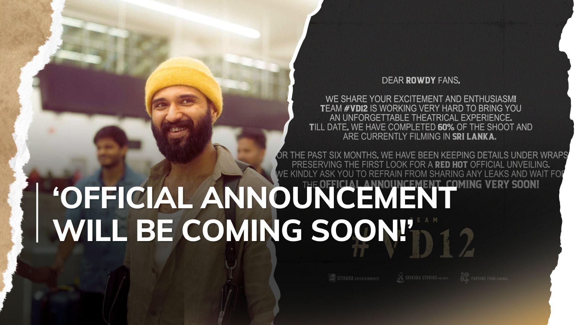 ‘VD12’ producers make special request after Vijay Deverakonda's look gets leaked: 'Past 6 months....'