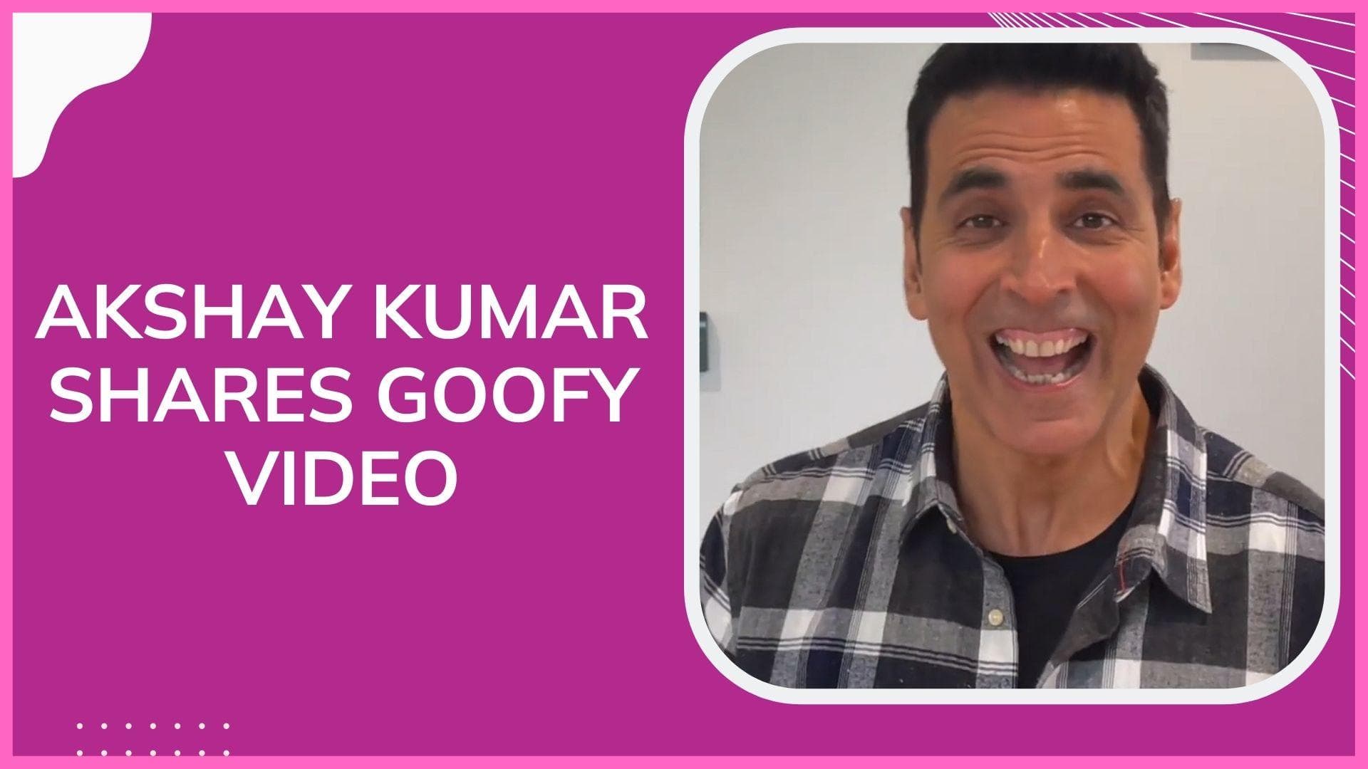 On ‘World Laughter Day’, Akshay Kumar shares a hilarious video