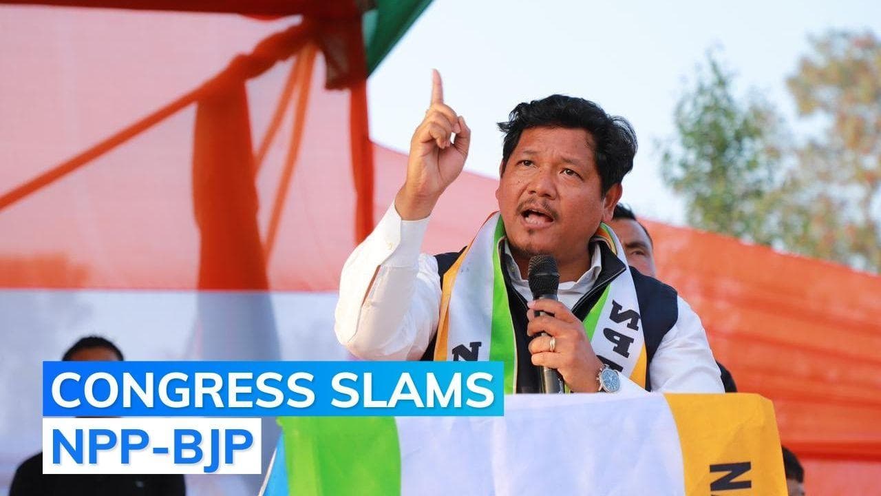 'Paradox': Cong on NPP seeking support of BJP to form govt in Meghalaya