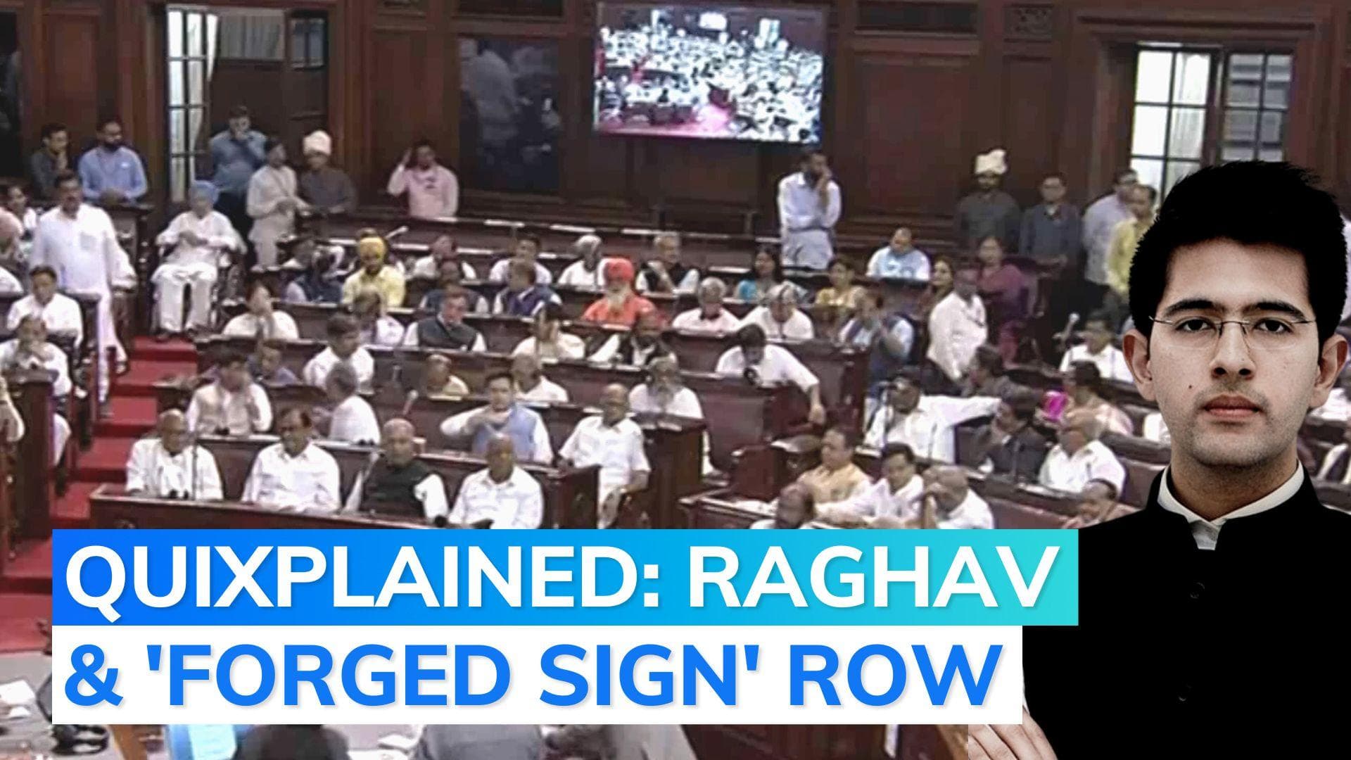 Raghav Chadha faces flak over 'forged sign' complaints, AAP reacts
