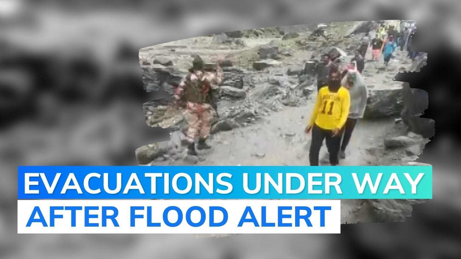 4,000 pilgrims evacuated from Amarnath after heavy rains trigger flood alert