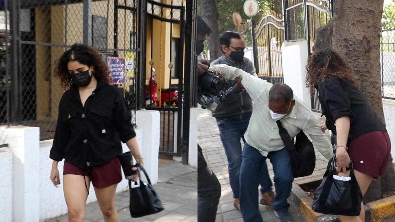 Sanya Malhotra rushes to help a photographer; wins the internet 