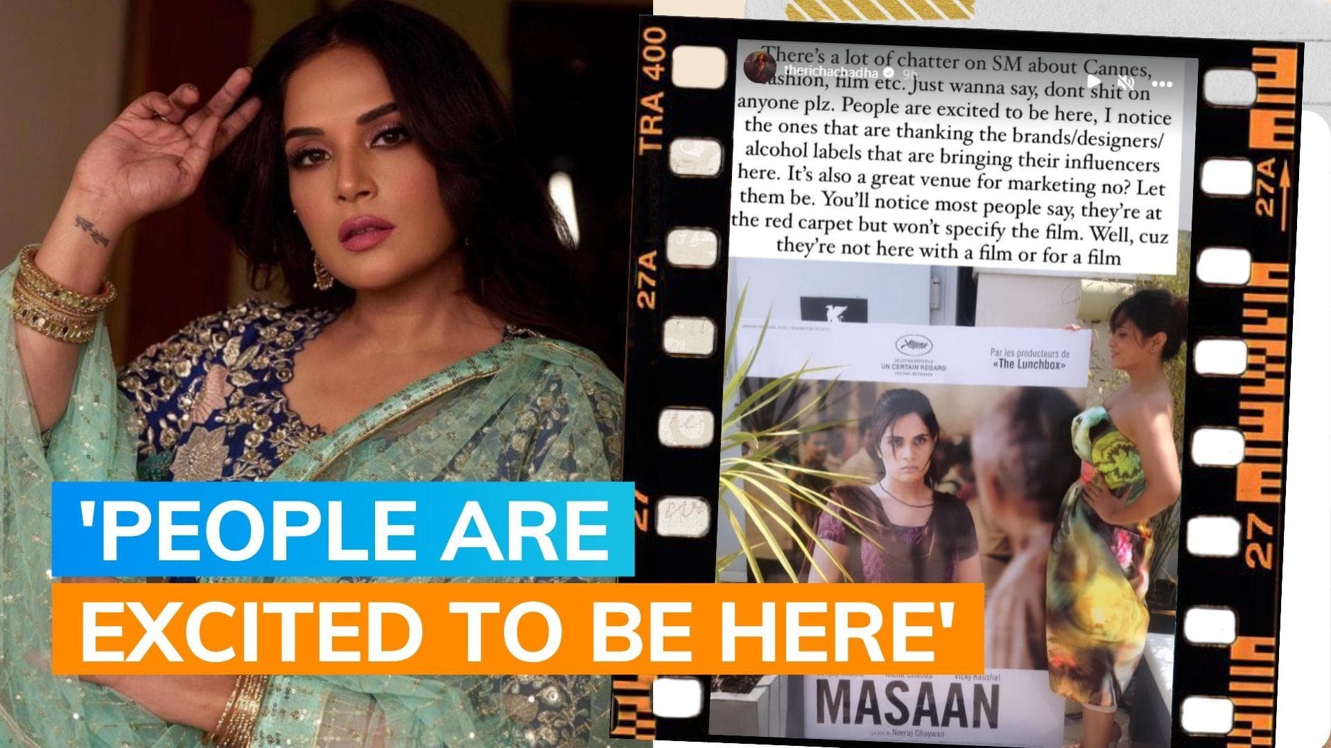 Richa Chadha slams those making fun of Cannes attendees online: 'Let them be'