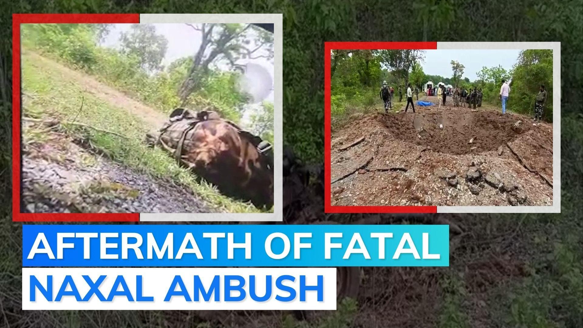 On camera: moments after Naxal attack that killed 11 people in Dantewada