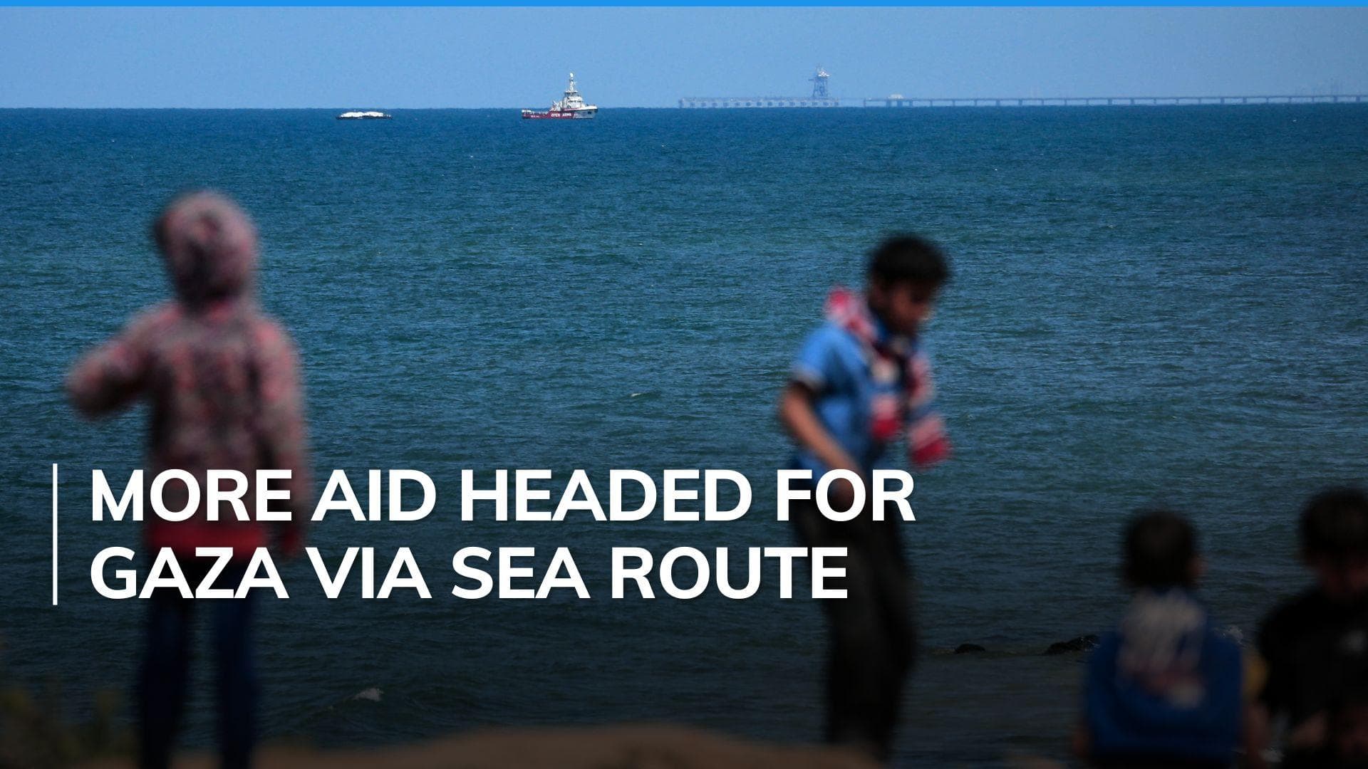 First aid boat unloads in Gaza as Hamas proposes new truce