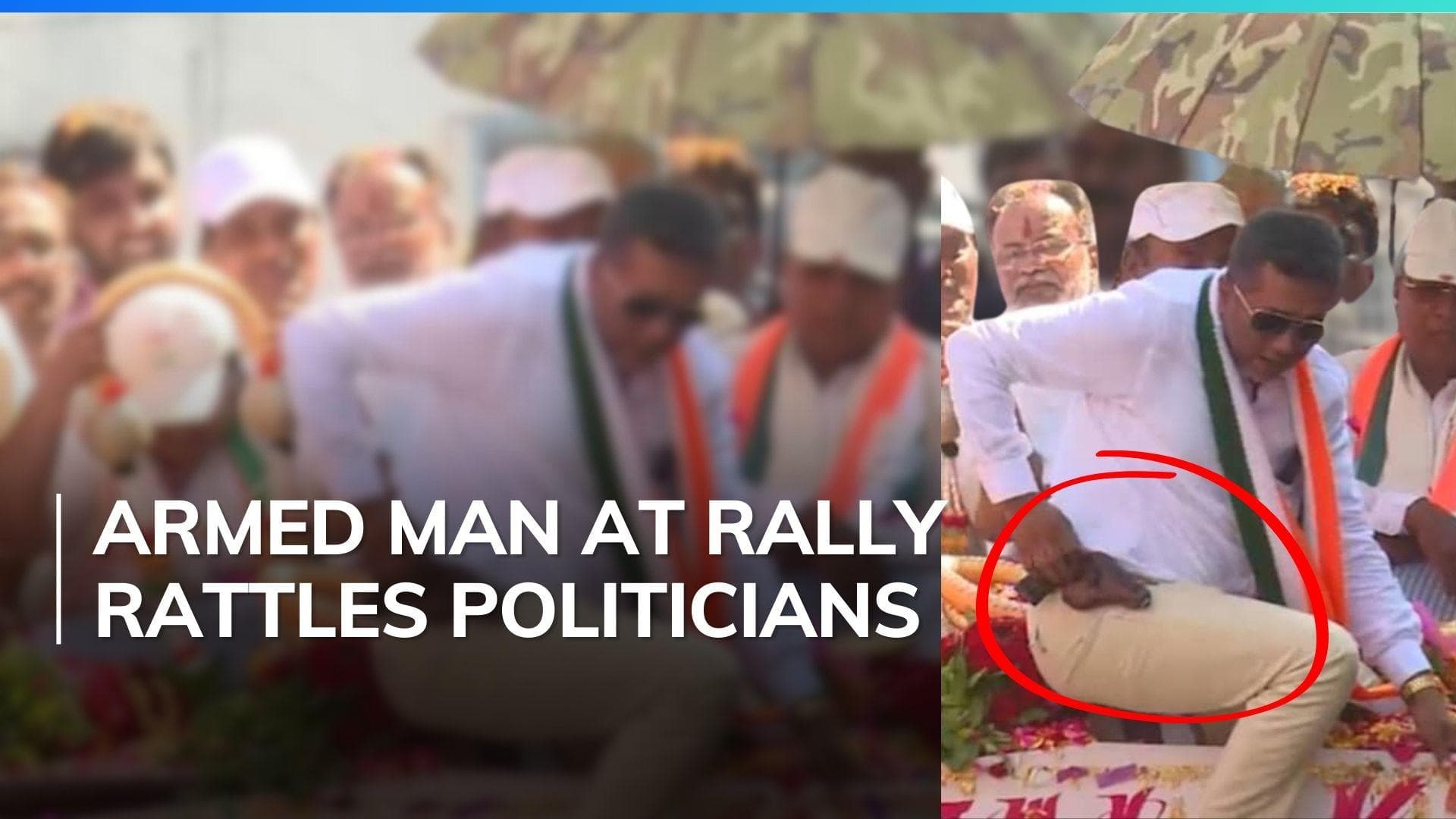 Man carrying gun gets close to Siddaramaiah at rally, police clarify | Watch