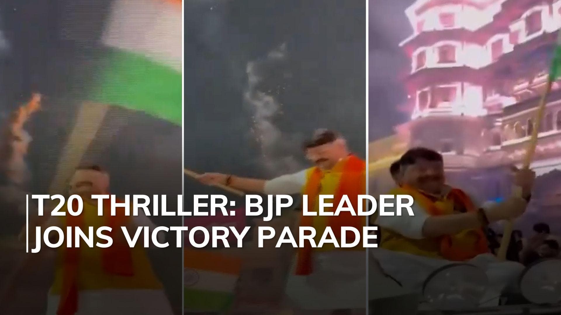 India wins T20 World Cup: jubilant fans celebrate in Indore, minister Kailash Vijayvargiya joins in