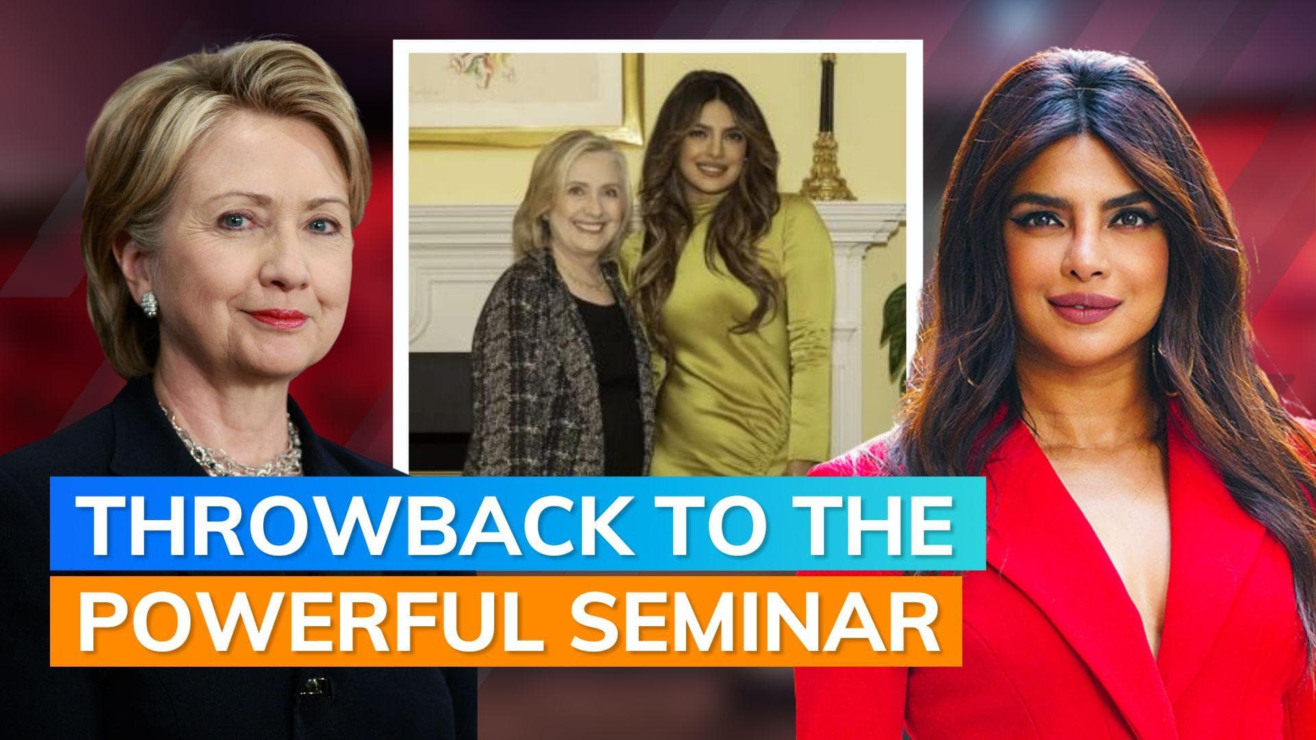 Priyanka Chopra praises Hillary Clinton for ‘working tirelessly’ towards women representation 