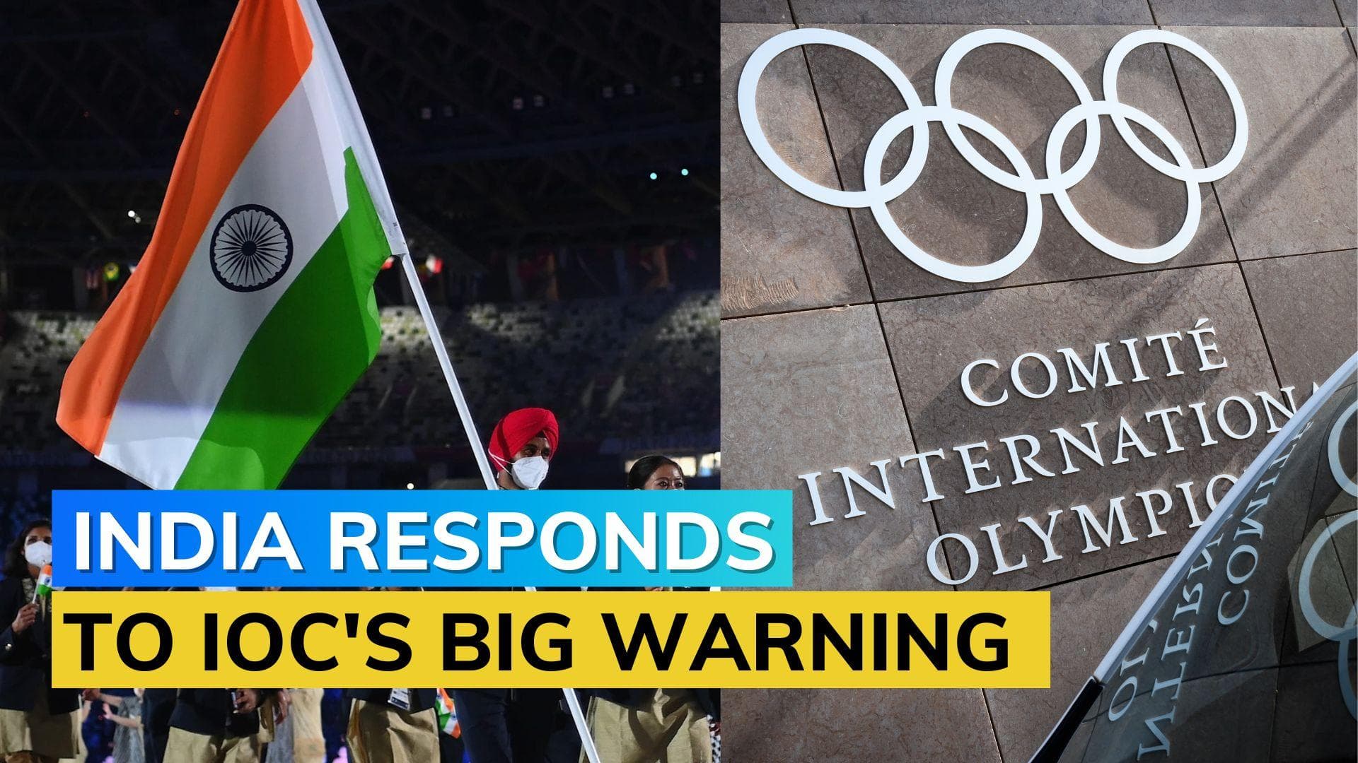'A little out of line': India's reply to International Olympic Committee's suspension threat