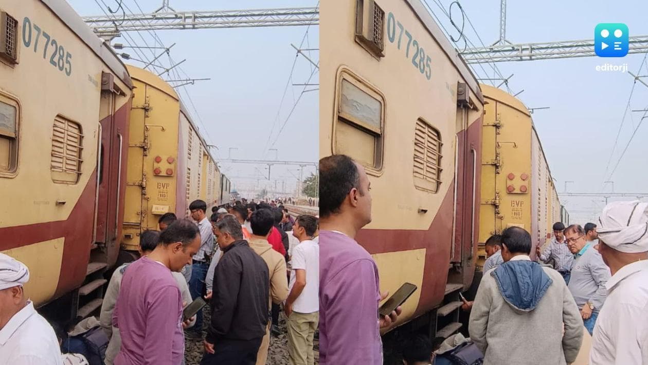 Saurashtra Express derails near Surat, no one injured