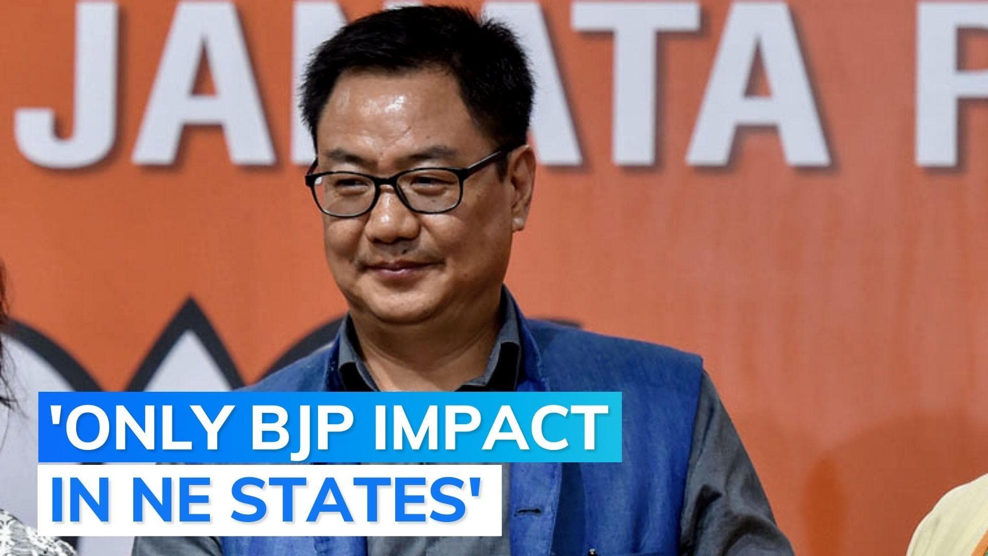 Trends show BJP+ winning 2 out of 3 states, here's what Union Minister Kiren Rijiju said