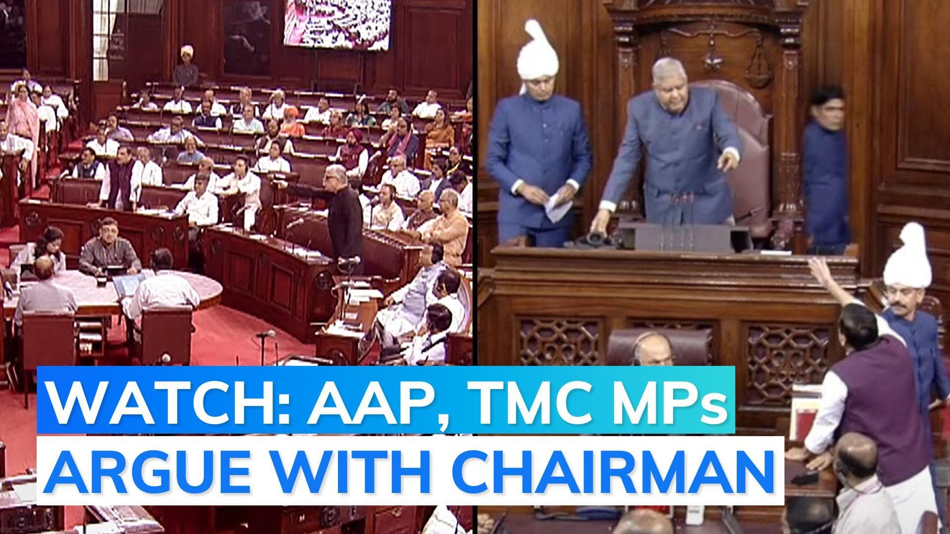 Rajya Sabha: AAP MP Sanjay Singh suspended; TMC MP Derek O'Brien warned for 'challenging the chair'