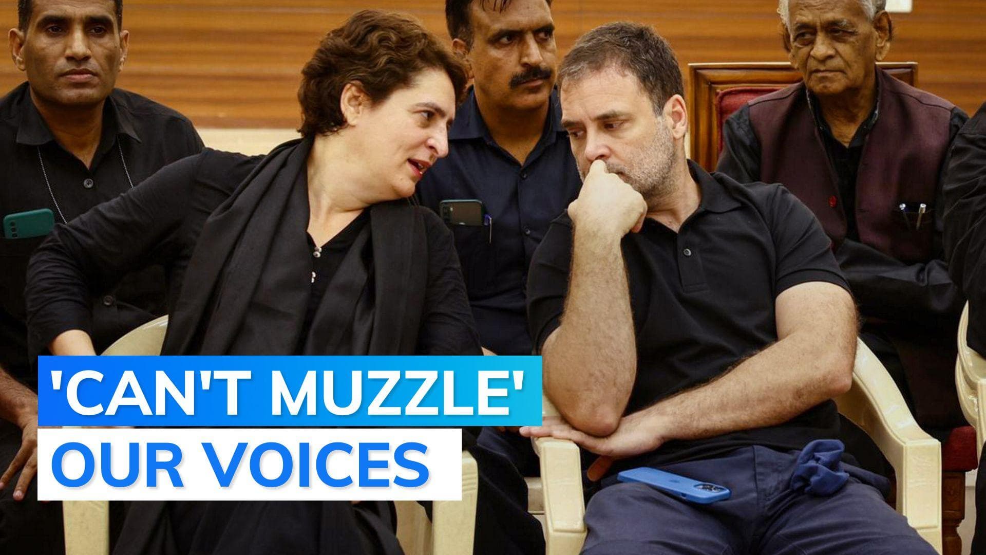 Rahul, Priyanka & other Congress leaders detained during protest over price hike