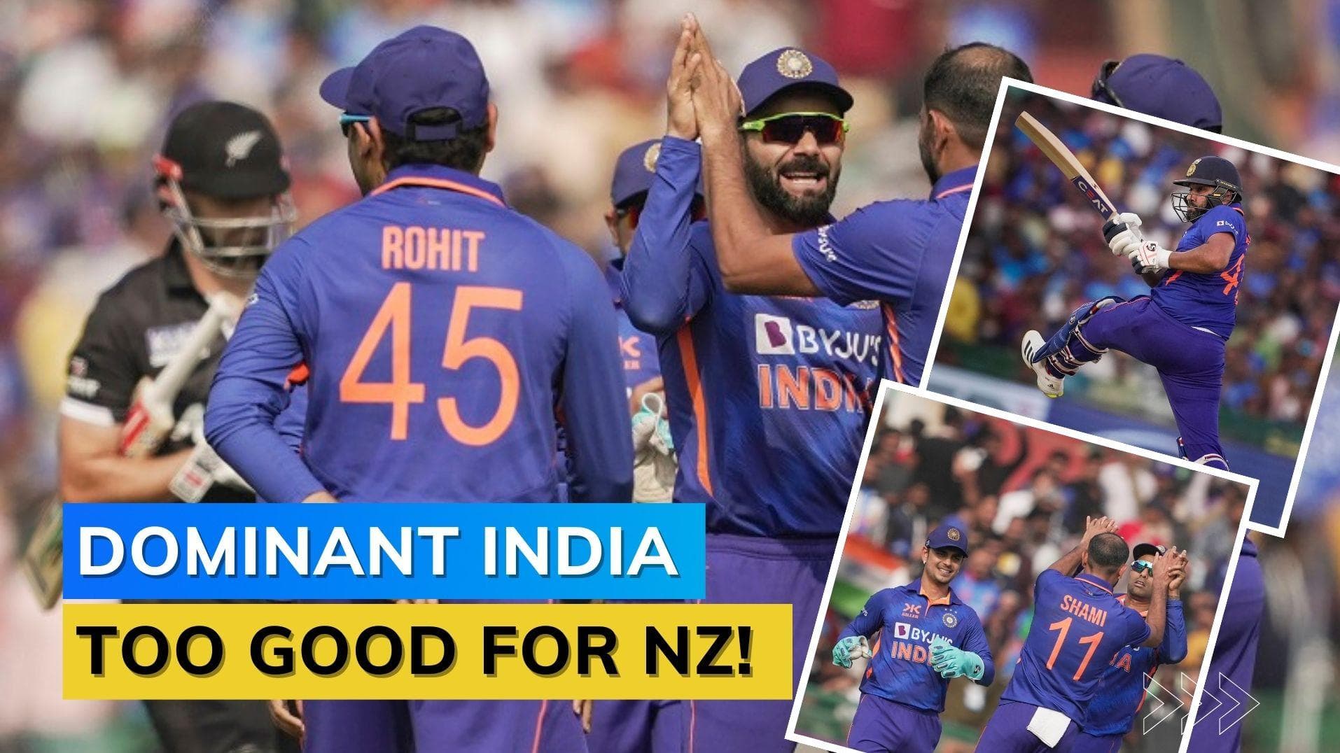 IND vs NZ, 2nd ODI: Rohit Sharma's men thump Kiwis by 8 wickets, take unassailable 2-0 lead