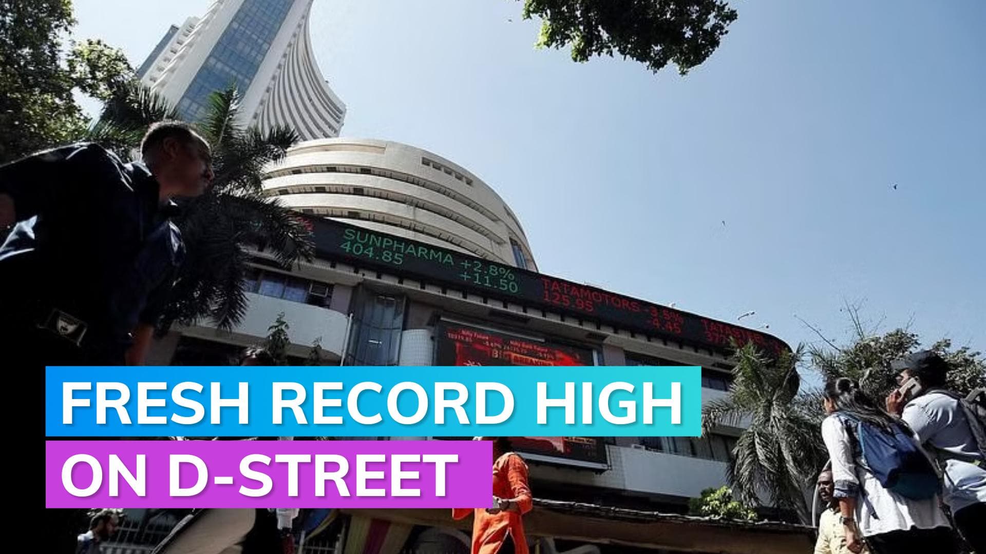 Sensex, Nifty hit fresh record highs powered by Fed signalling end of tightening policy
