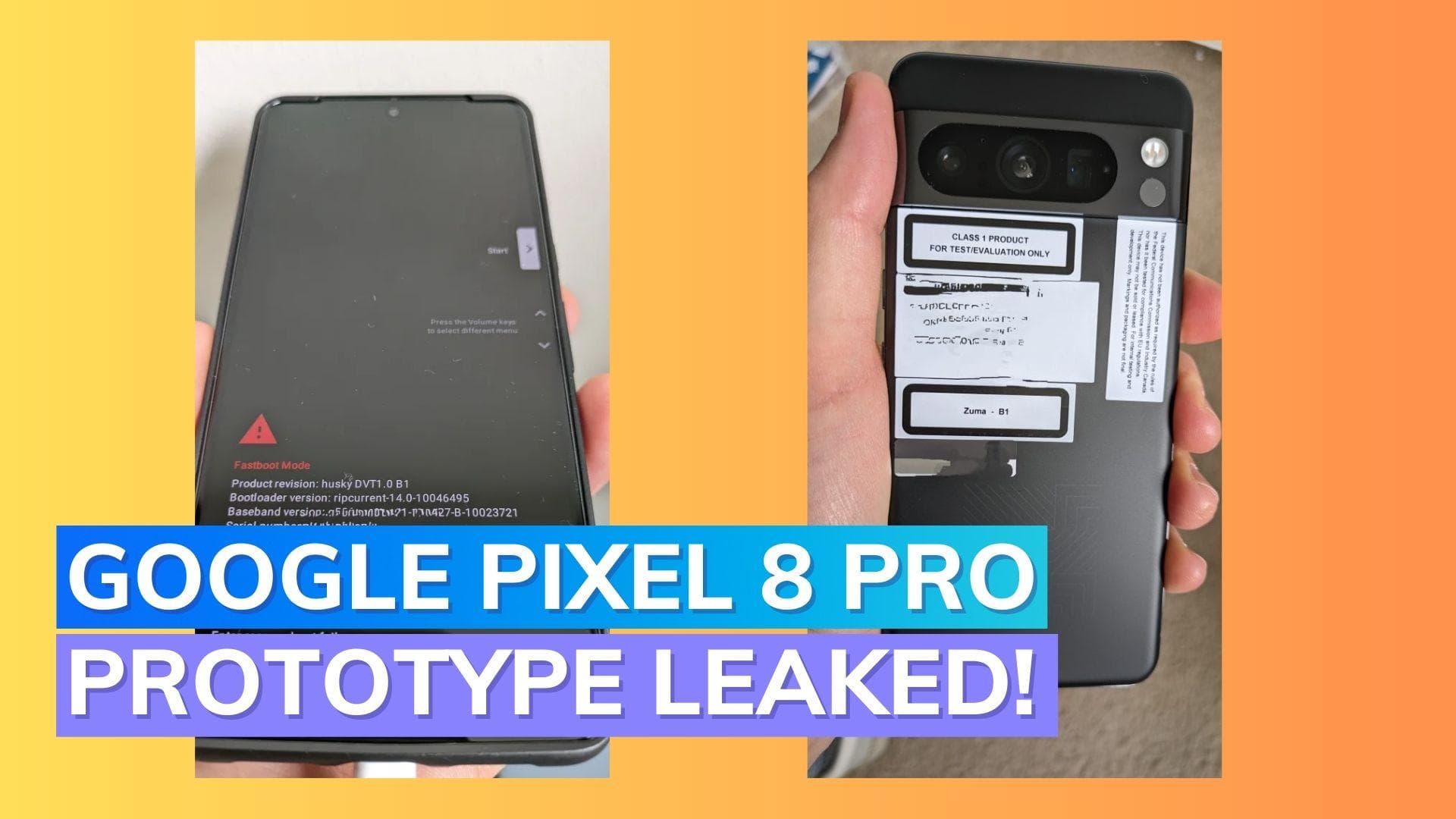 First Look at Google Pixel 8 Pro: Leak Reveals New Camera Design and Temperature Sensor