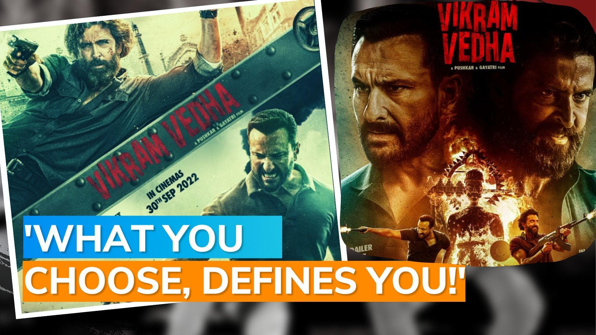 ‘Vikram Vedha’ trailer: Hrithik Roshan and Saif Ali Khan in a gripping battle between good & evil