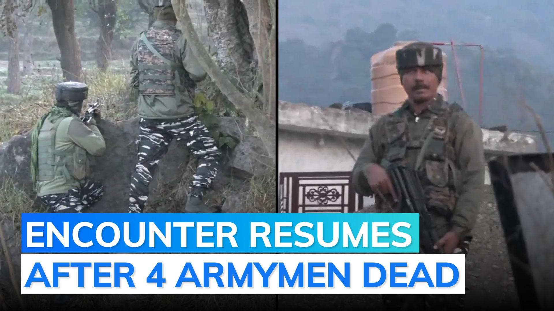 Fresh firing erupts in Jammu and Kashmir's Rajouri as operation enters second day