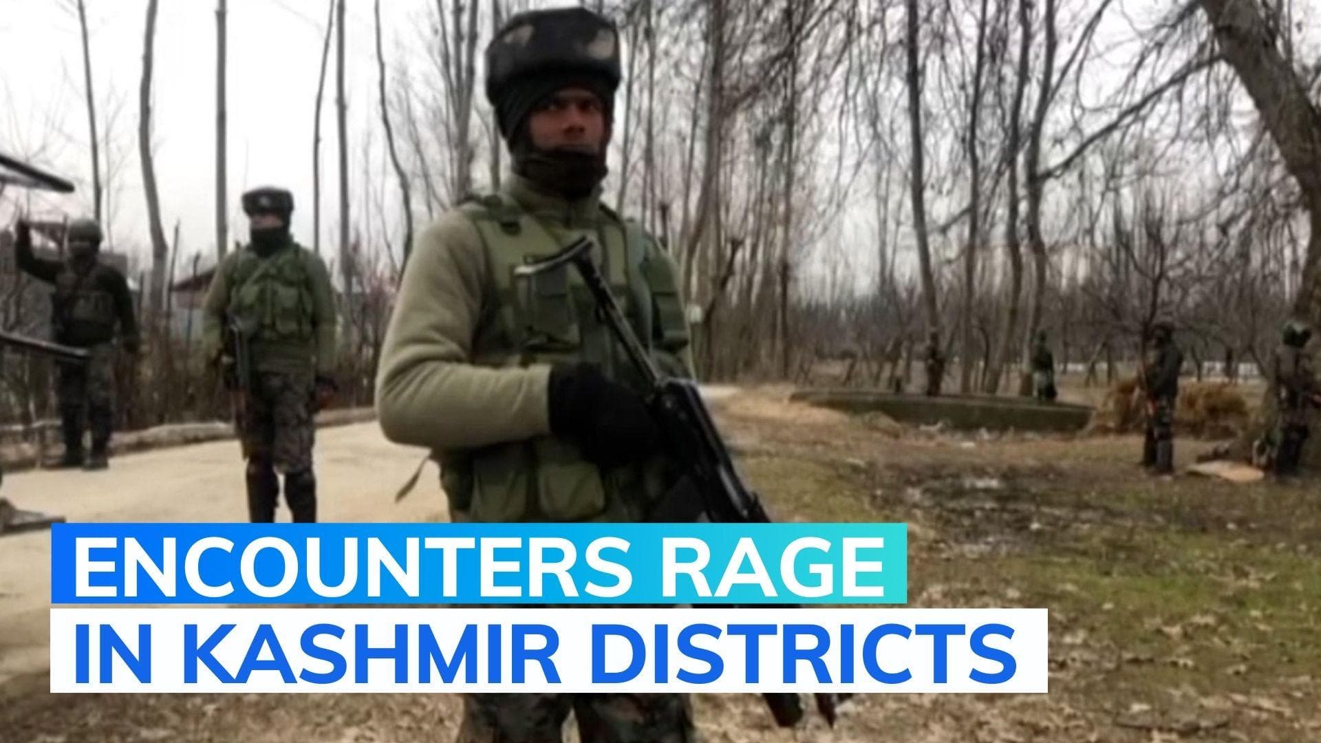 4 terrorists gunned down in 2 Kashmir encounters