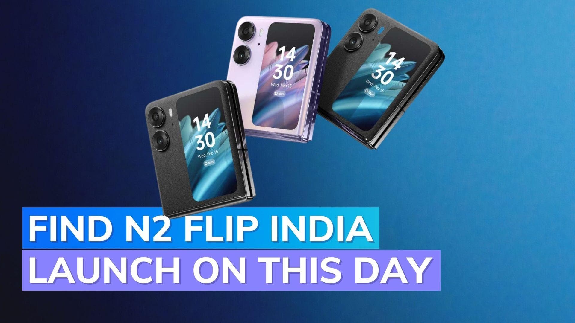 Oppo Find N2 Flip India launch date revealed