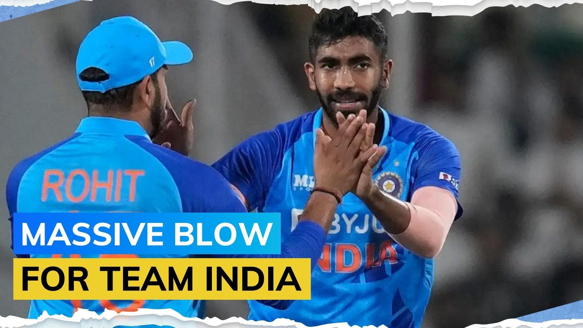 Jasprit Bumrah ruled out of T20 World Cup 2022: BCCI tells PTI