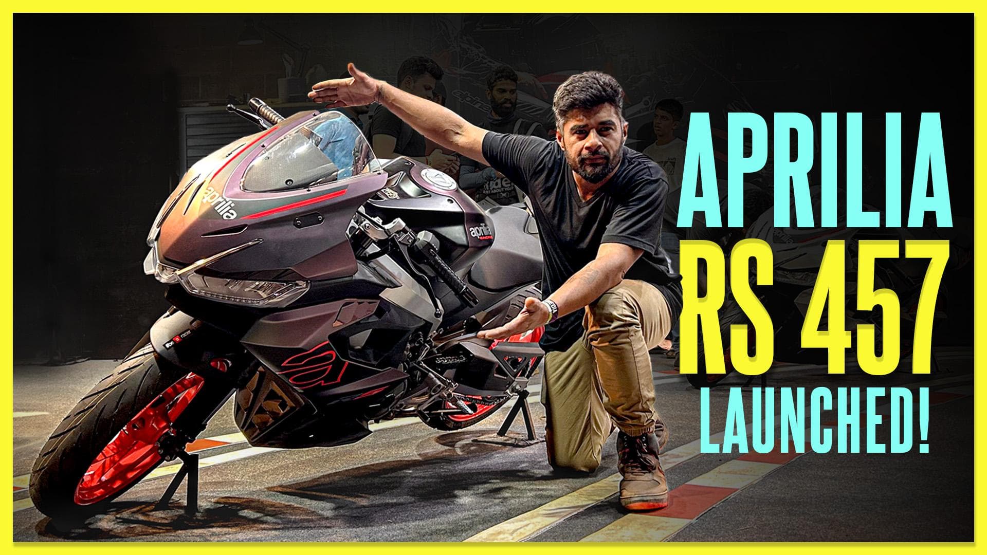 Aprilia RS 457 launched at Rs 4.10 lakh! | Detailed launch walkaround | autoX