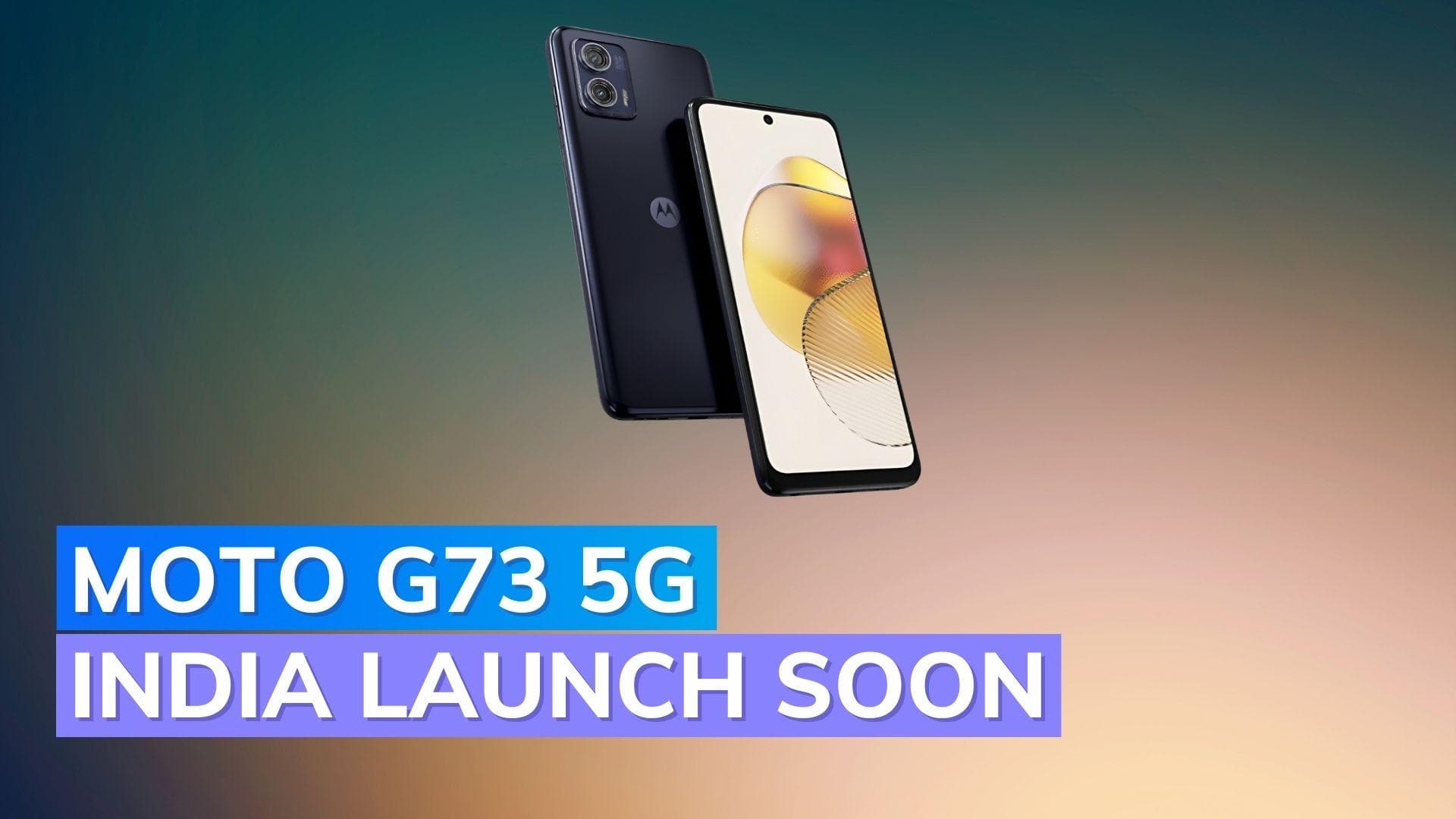 Motorola G73 5G India launch date revealed