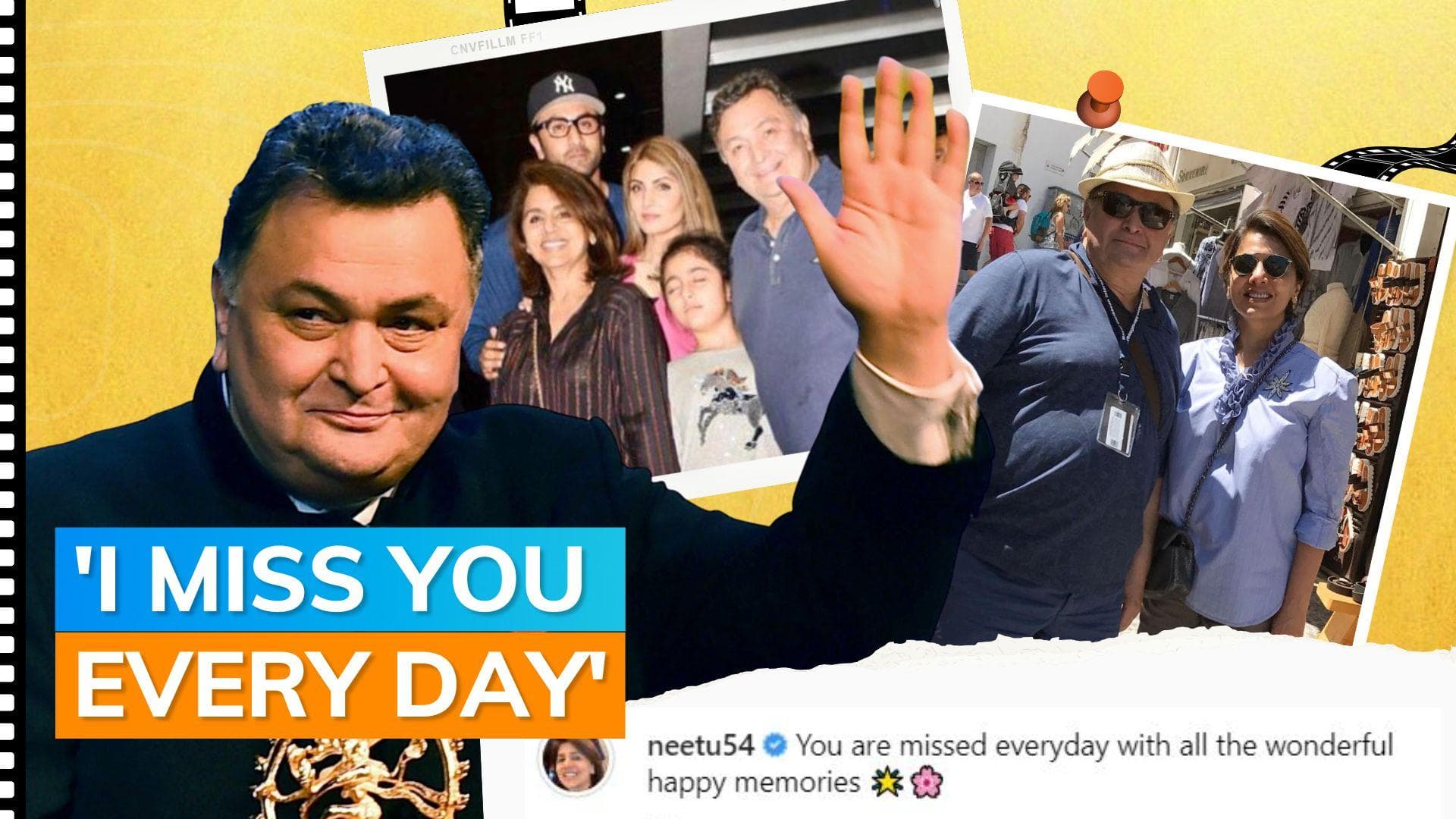 Neetu Kapoor and Riddhima Kapoor remember late actor Rishi Kapoor on death anniversary, see posts