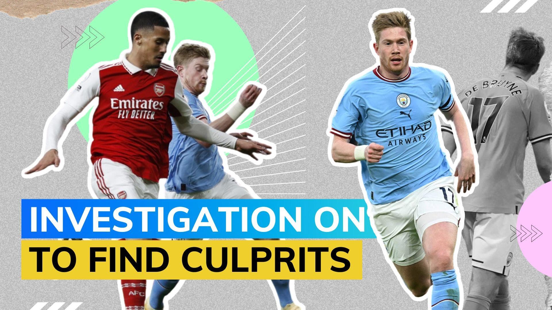 FA to investigate objects being thrown at Man City's Kevin de Bruyne during Arsenal win