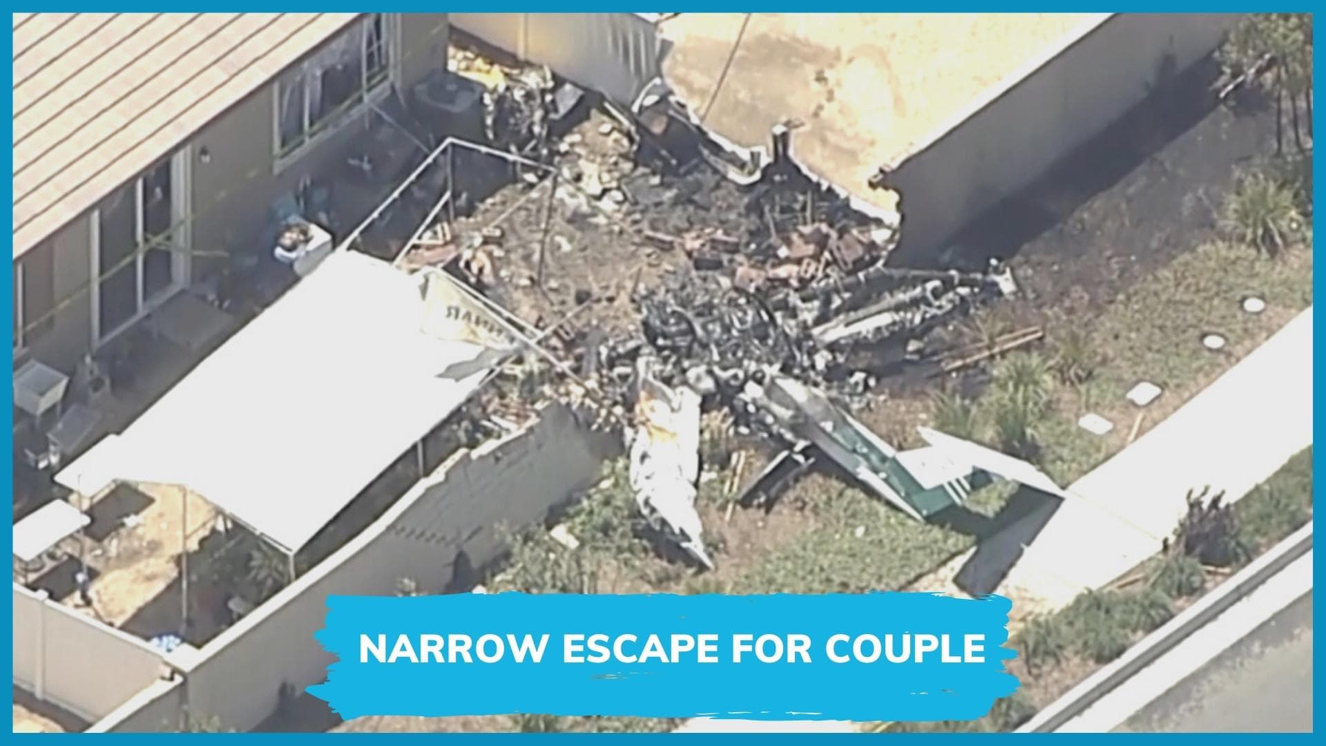 Small plane crashes in backyard of California home 