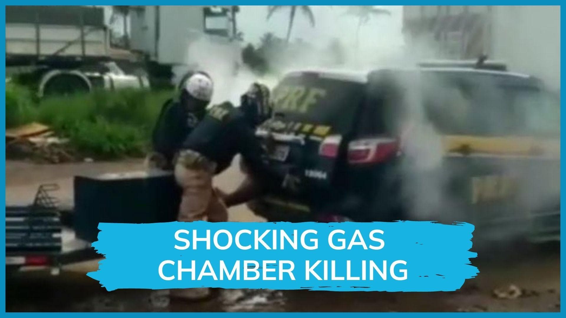 Brazil police 'gas a Black man to death' in the boot of a car | On camera