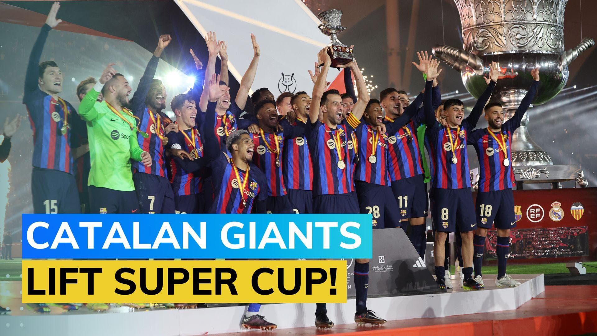 El Clásico: Barcelona beat Real Madrid to win Super Cup for the first time in 5 years