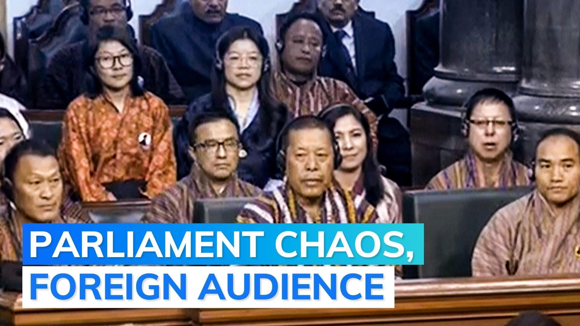 Adani row: after Zambia, Bhutan delegation witnesses chaos in Indian Parliament