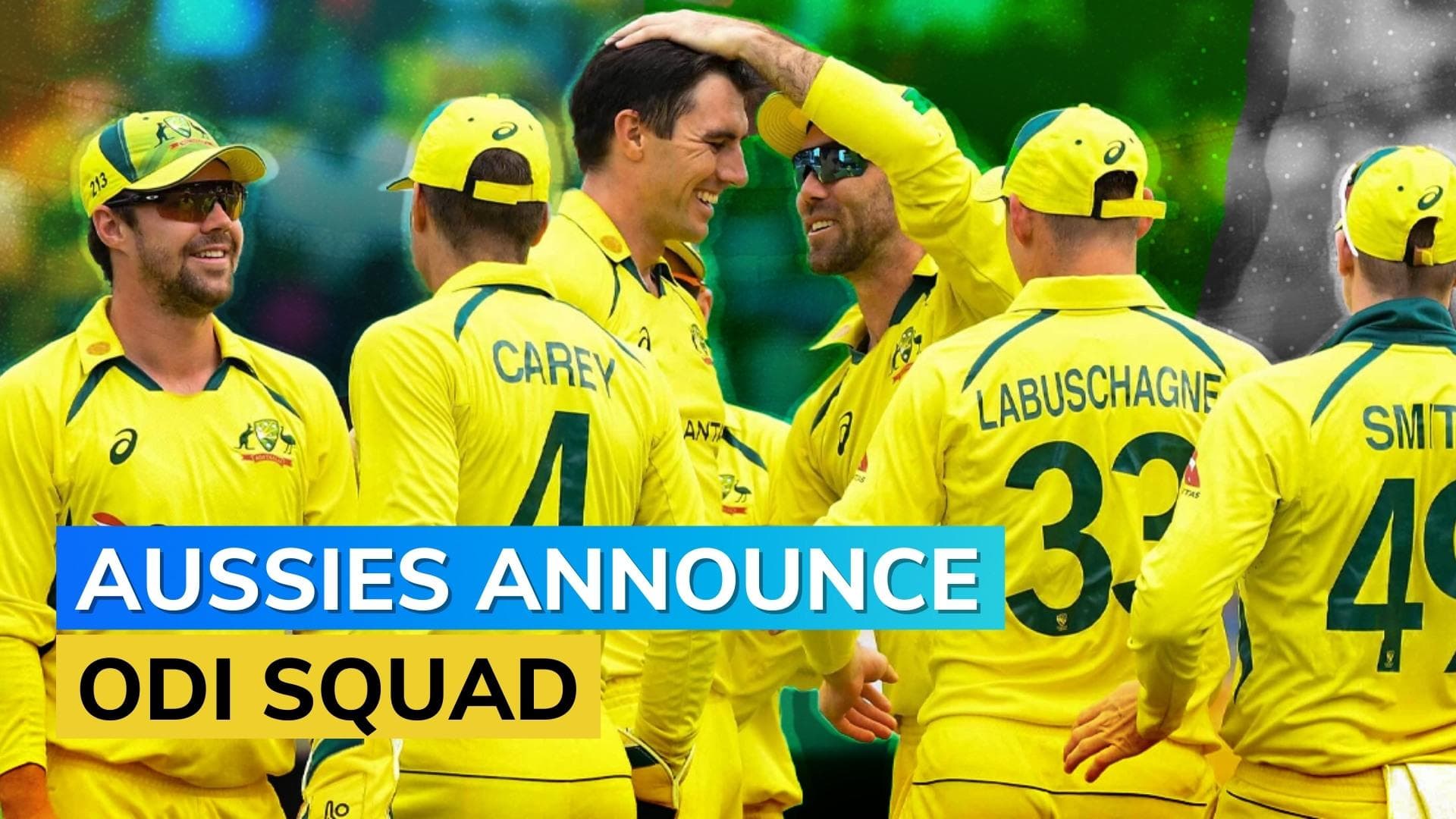 IND vs AUS: Glenn Maxwell, Mitchell Marsh included in 16-man squad for India ODIs