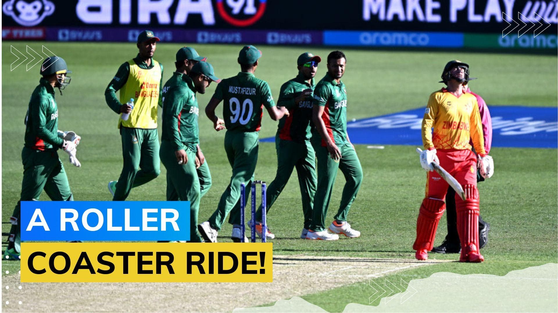 ICC T20 World Cup 2022, Zimbabwe vs Bangladesh highlights: drama in Brisbane as B'desh win a thriller