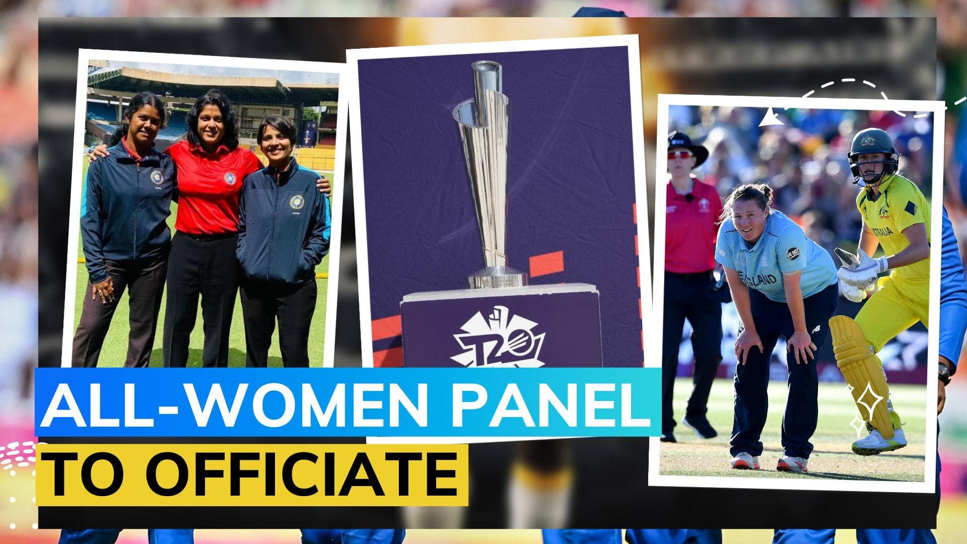 A historic first for cricket! Women's T20 World Cup to have all-female panel of match officials