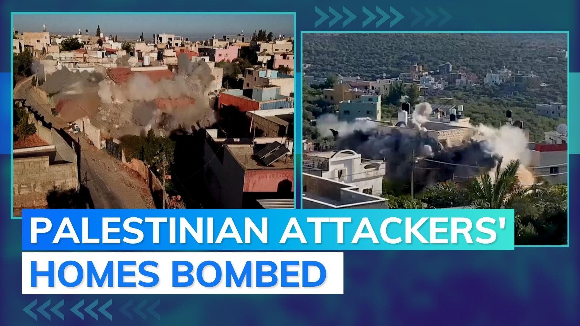 Military bombs houses of Palestinians suspected of killing Israeli guard