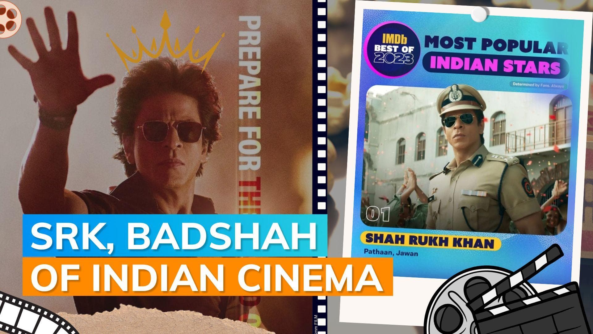 Shah Rukh Khan leads IMDb's top 10 Indian stars, trailed by Alia Bhatt and Deepika Padukone