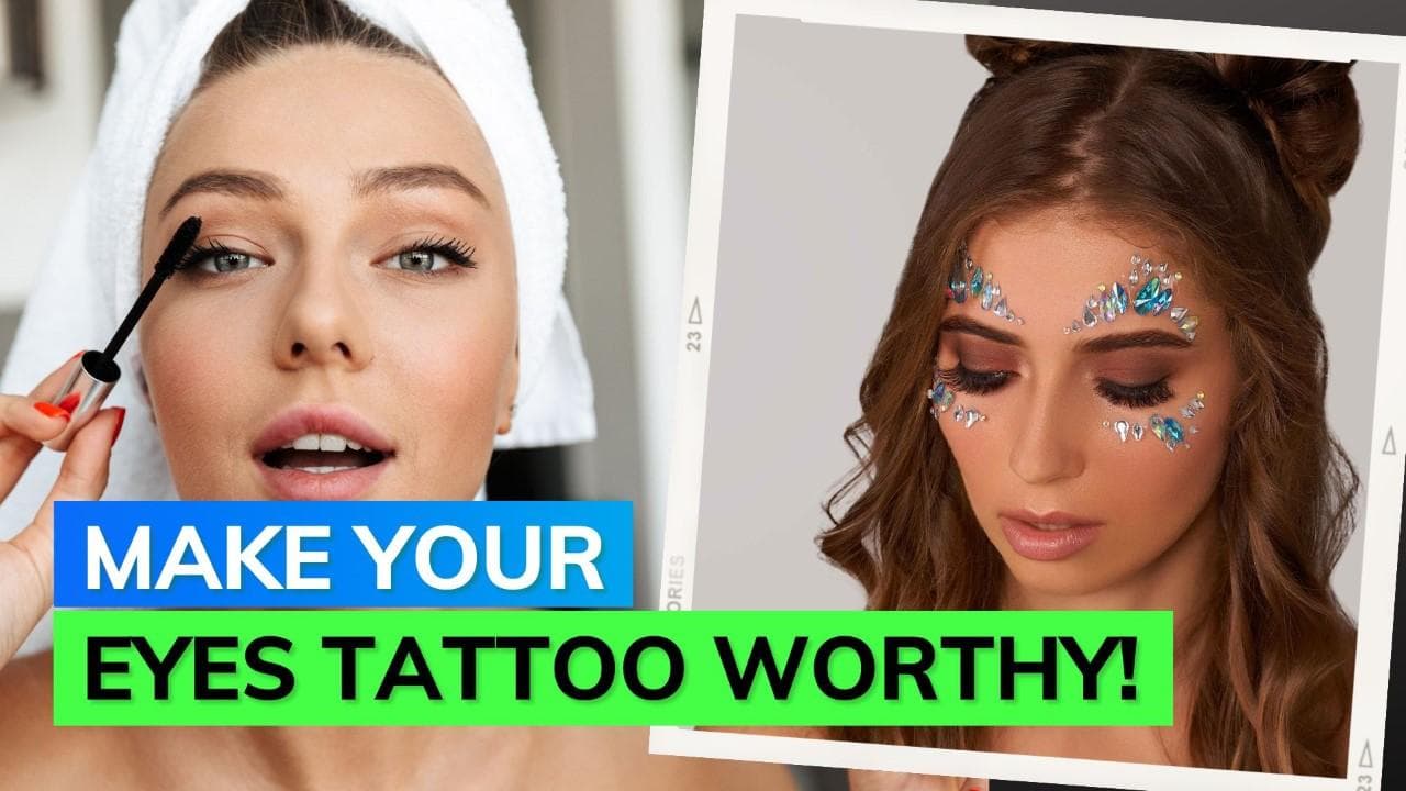 Game face on! Time to try out those temporary tattoos for your eyes