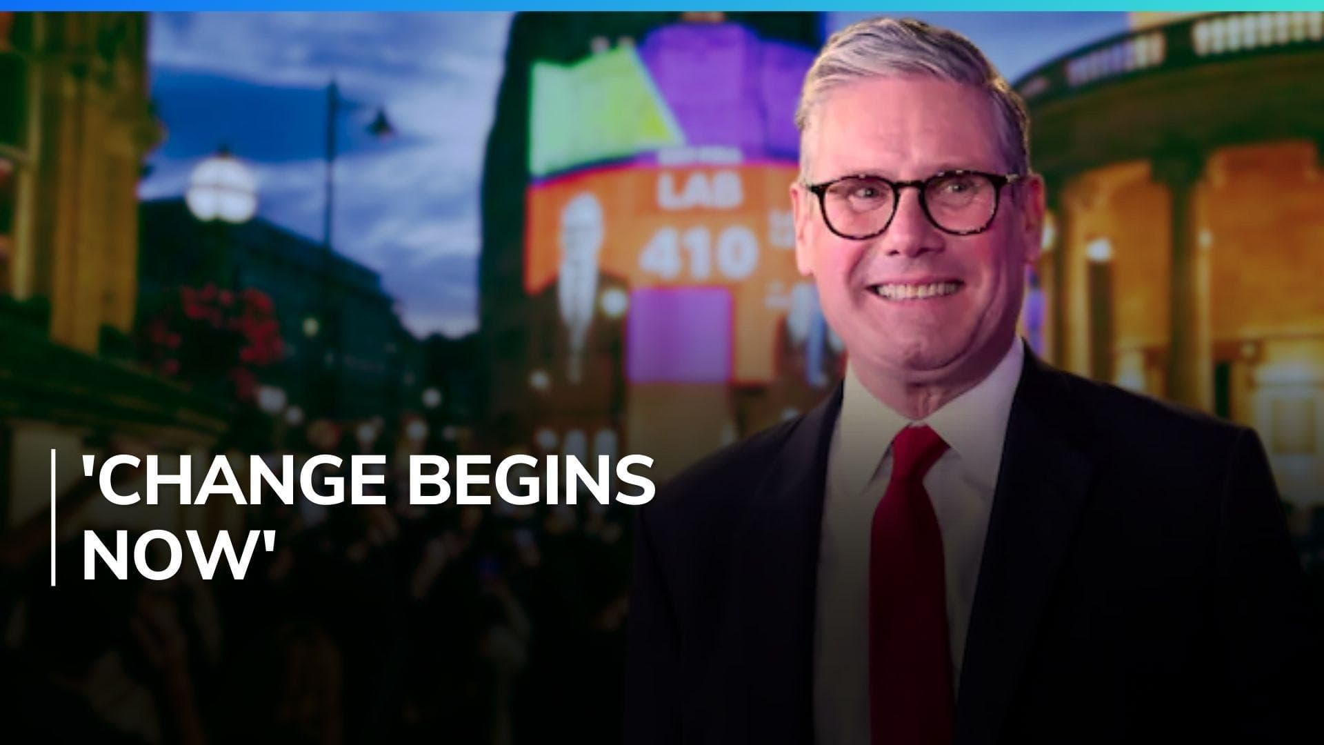 'We did it': Keir Starmer tells supporters after historic Labour election win