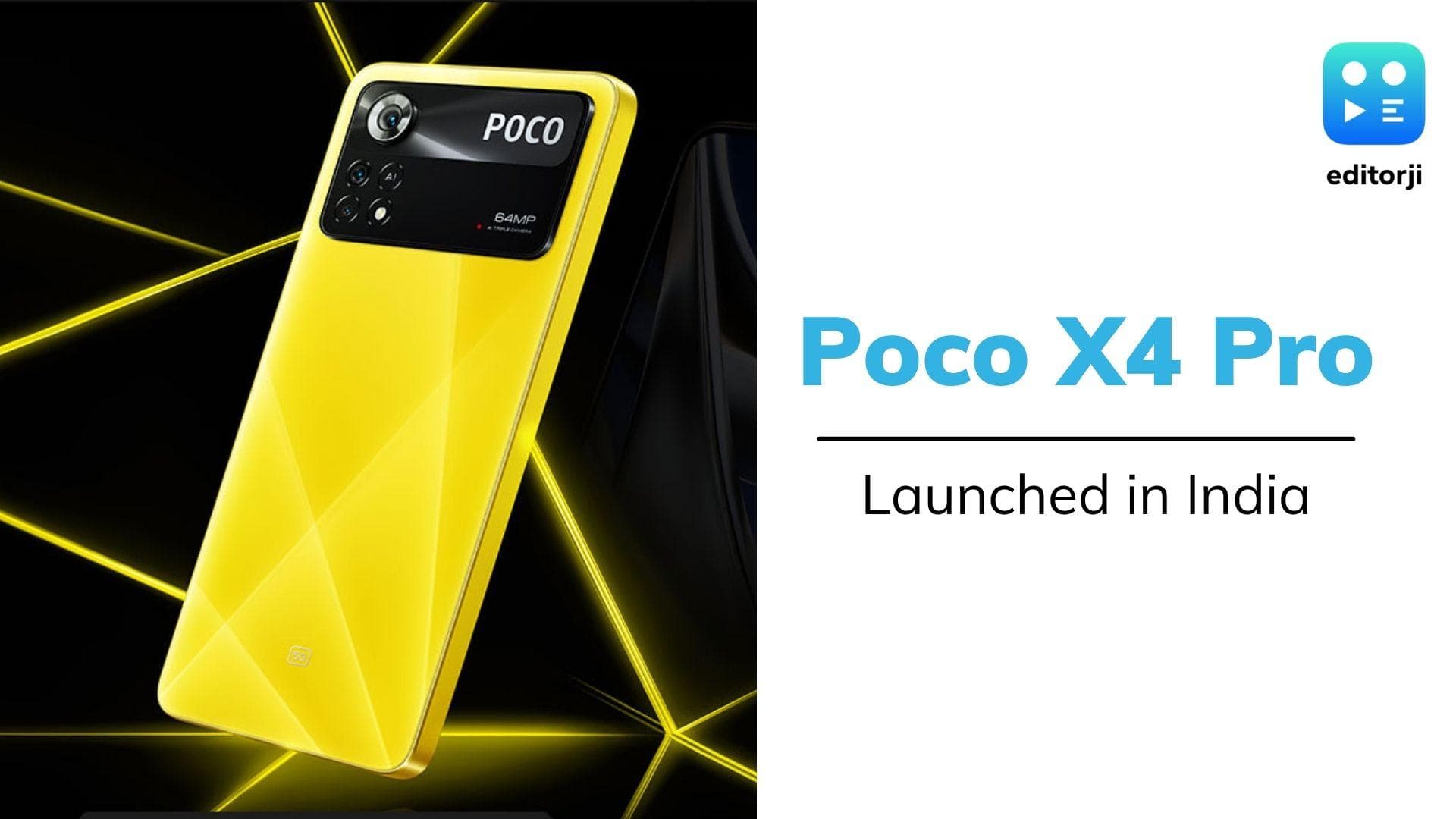 Poco X4 Pro 5G launches in India: check specs, price