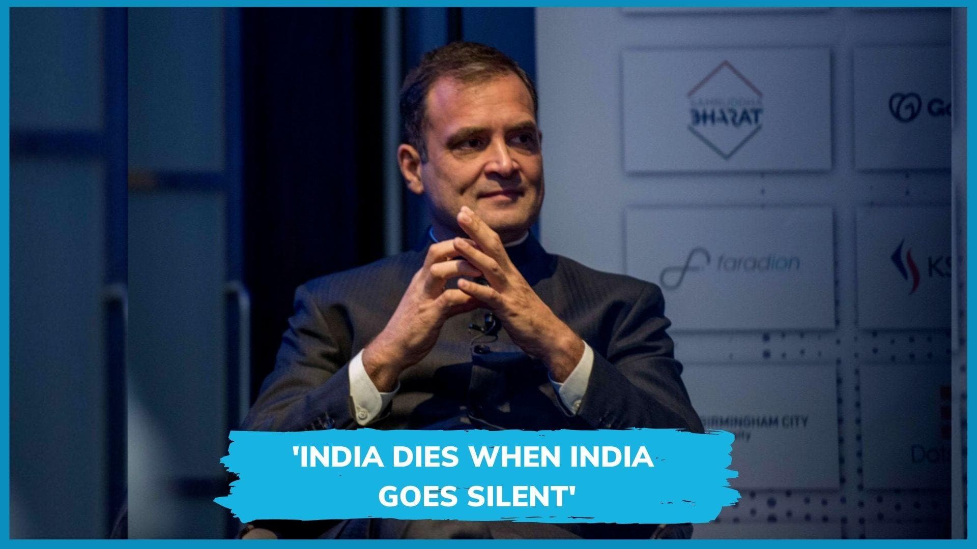 Rahul Gandhi at Cambridge: deep state entering institutions that allow India speak