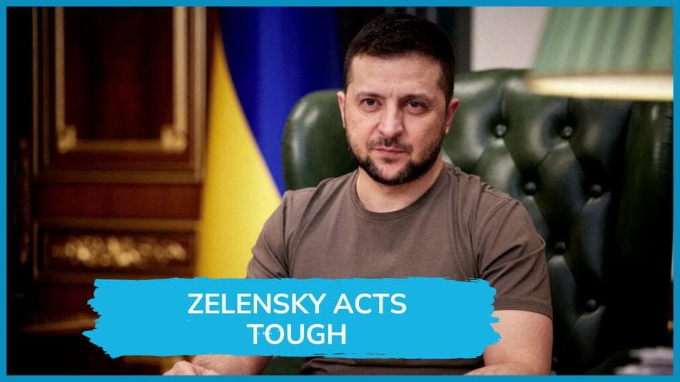 Ukrainian President Zelenskyy fires security chief for dereliction of duty in 'rare public outburst'