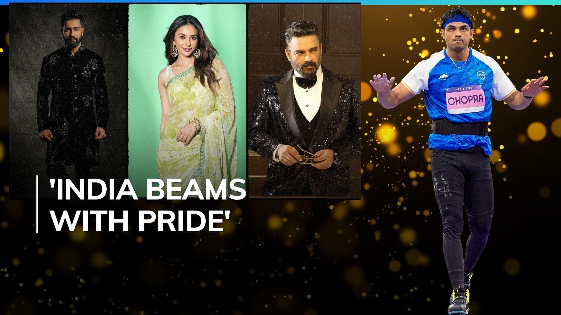 Neeraj Chopra wins Olympic silver: Vicky Kaushal, R Madhavan, and more celebs congratulate him